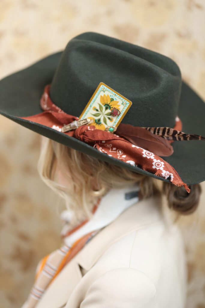 Shoppers can create their own unique western hat or arrange for one of Flea Style's stylist to assist.