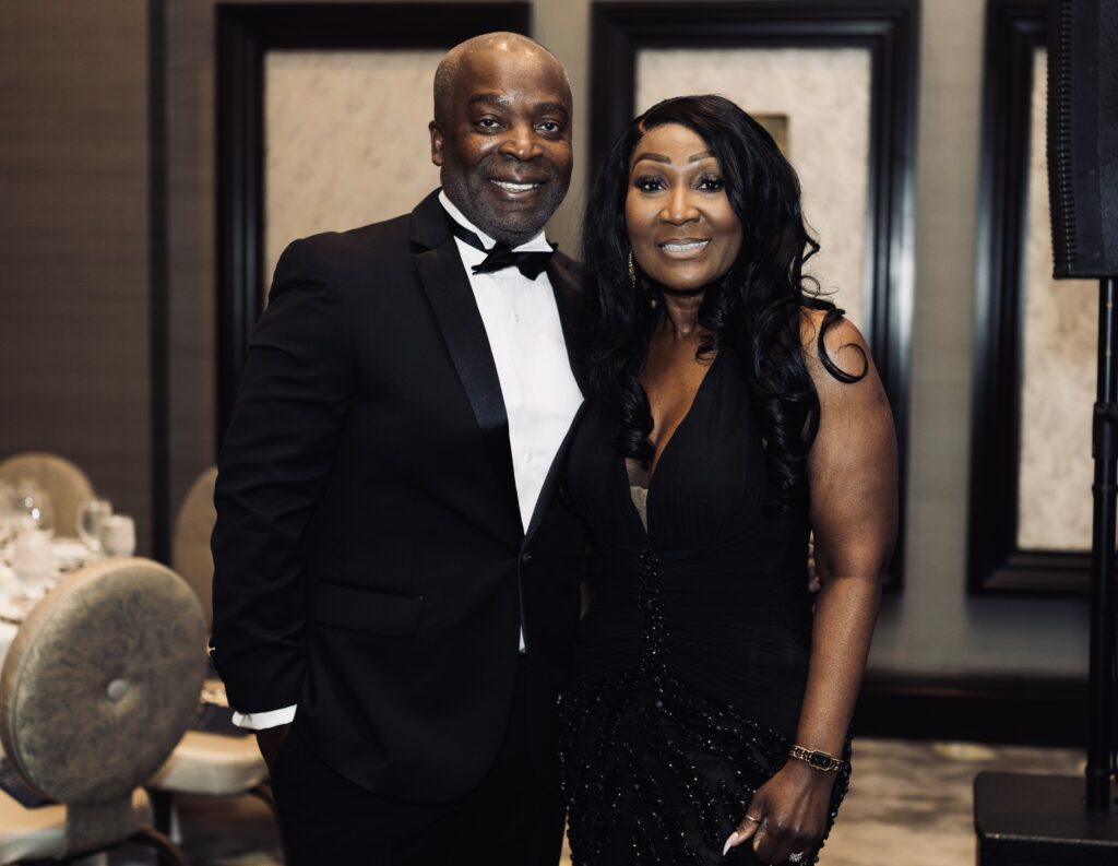 Edwin & Edith Bosso at the Alliance Française de Houston’s 2026 Annual Fundraising Gala, Riviera Night   (Photo by Naranja Dulce Studios)