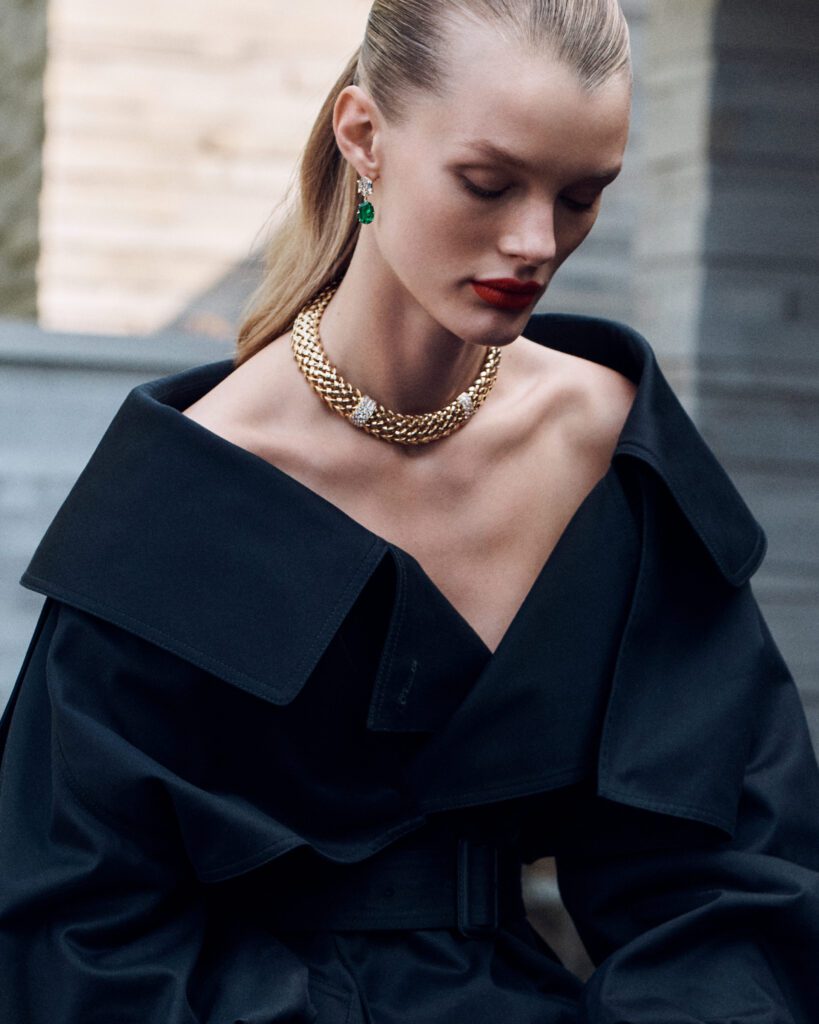 Jewelry offerings highlight Material Good’s esteemed craftsmanship through a signature collection of in-house fine jewelry. (Photo by Material Good)