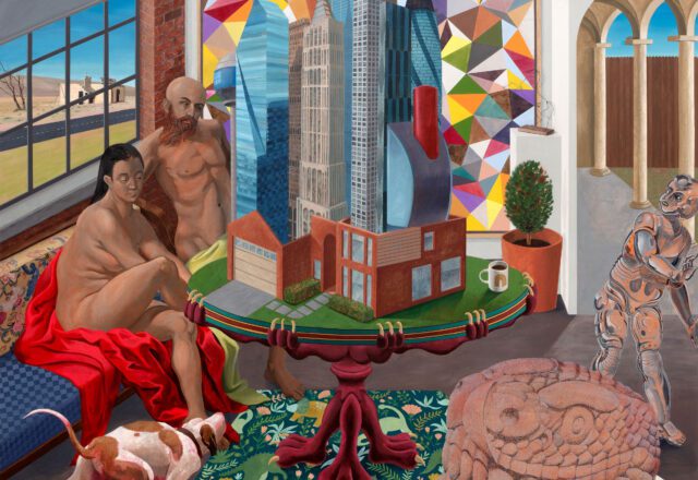 Francisco Moreno, A City in a House in a Room, 2024, at Dallas Contemporary (Photo by Kevin Todora)