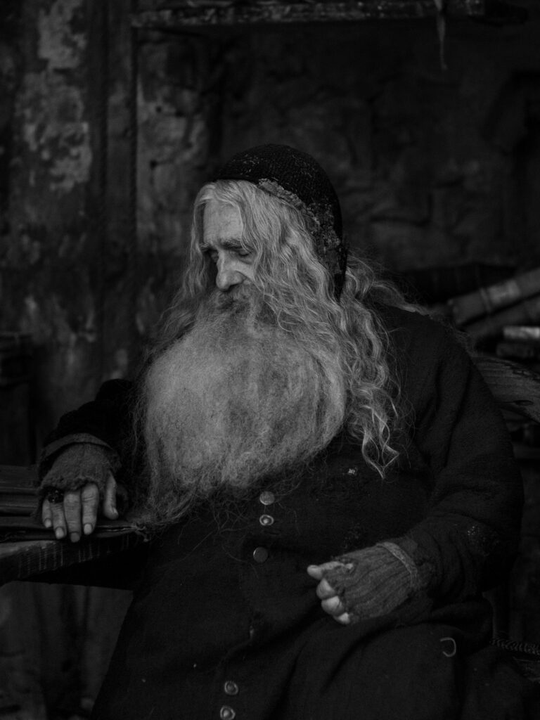 Martin Scorsese at the filming of "In the Hand of Dante," 2023 (Photo by Alex Majoli)