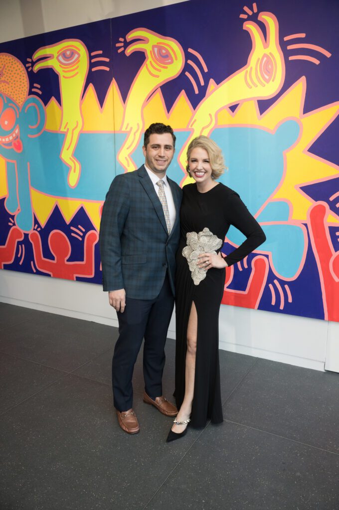 David McIver & Kara Przybyl McIver at the Opera Gallery opening celebrations in River Oaks District (Photo by Daniel Ortiz)