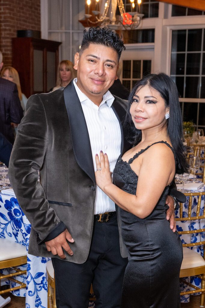 Bradley & Angelica Gabriel at the 'Tribute to Louisiana Legends' dinner held at The Manor House at The Houstonian  (Photo by Jacob Power)