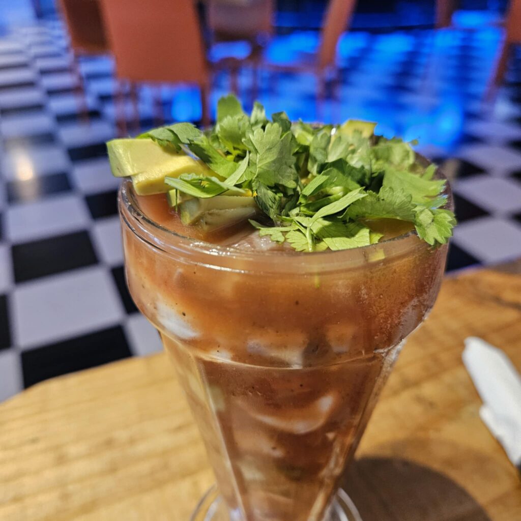 The campechana is a seafood cocktail made with diced shrimp and octopus. (Courtesy)