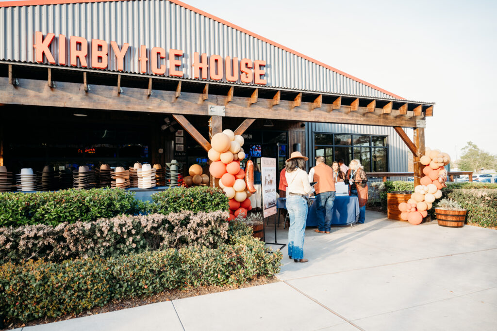 Kirby's Ice House hosted "Hats for Homes," and raised funds for the new Marble Creek community in Magnolia.