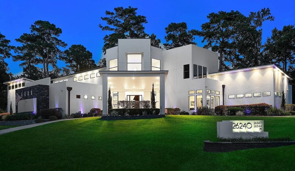 26240 McDonald Road is truly a work of modern art. 