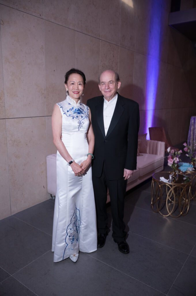 Y. Ping Sun and David Leebron at Asia Society Texas’ Tiger Ball (Photo by Daniel Ortiz)