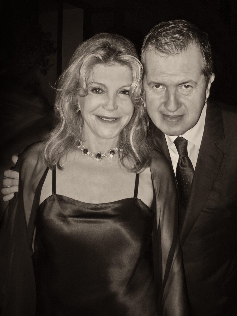 Miguel Soler-Roig, "Baroness Tita Thyssen & Mario Testino," 2026, at Barbara Davis Gallery