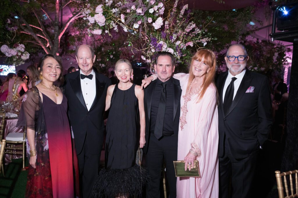 Chinhui Juhn & Eddie Allen, Julie & Jason Alkire, Gracie & Bob Cavnar at Asia Society Texas' Tiger Ball (Photo by Daniel Ortiz)