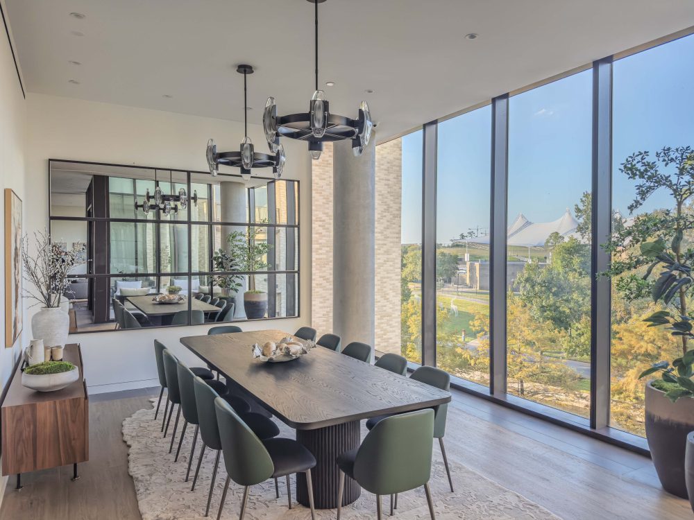 Riva Row offers everything from studios to three bedroom apartments to townhomes and soaring two-story penthouses.  (Mauricio Ramirez/Courtesy Howard Hughes)