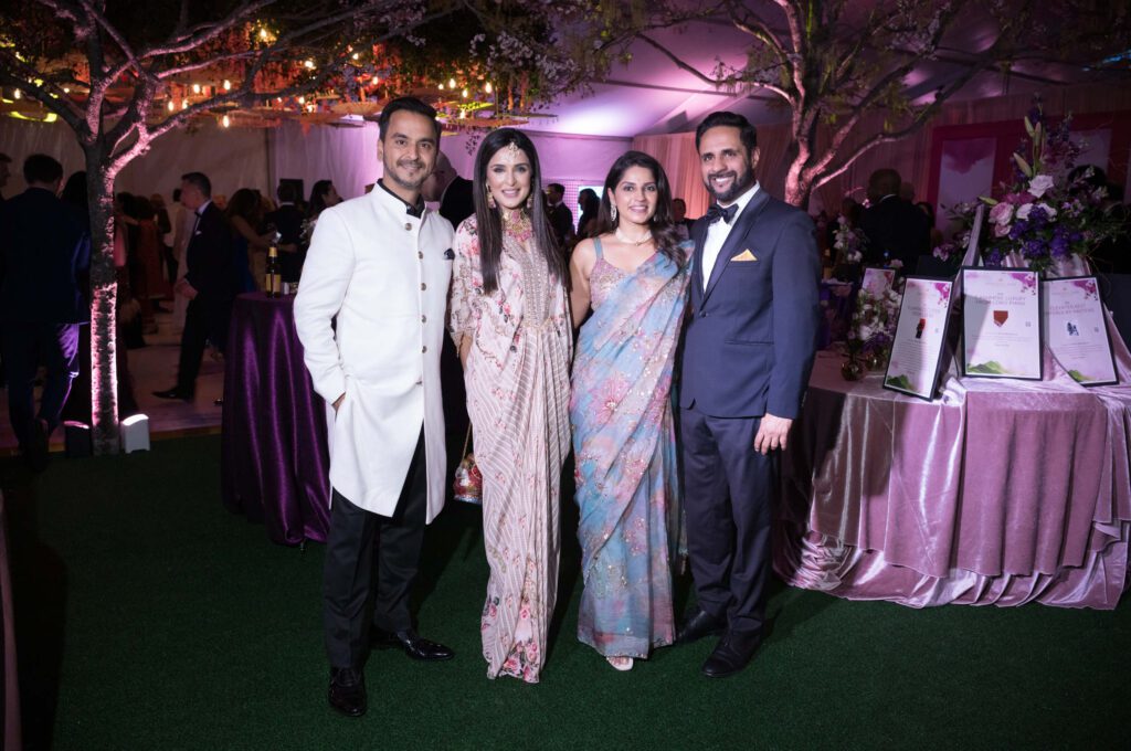 Nick & Sneha Merchant, Maheen & Saquib Dhanani at Asia Society Texas’ Tiger Ball 2026 (Photo by Daniel Ortiz)