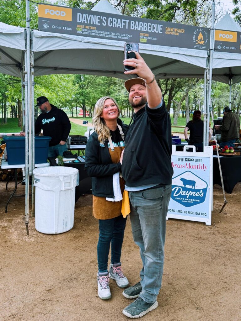 Dayne and Ashley Weaver's barbeque restaurant now has an international reach. (Photo by Tracy Cliburn)