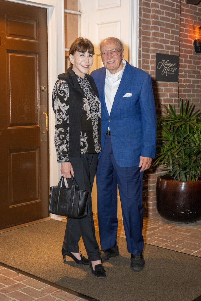 Shelby Hodge & Shafik Rifaat at the 'Tribute to Louisiana Legends' dinner held at The Manor House at The Houstonian  (Photo by Jacob Power)