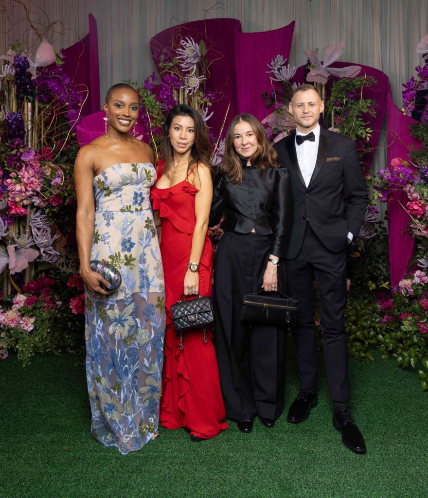 Alecia Harris, Jessica Chen, Sona Kuliev, James Havens at Asia Society Texas’ Tiger Ball (Photo by Alida Bonifaz)