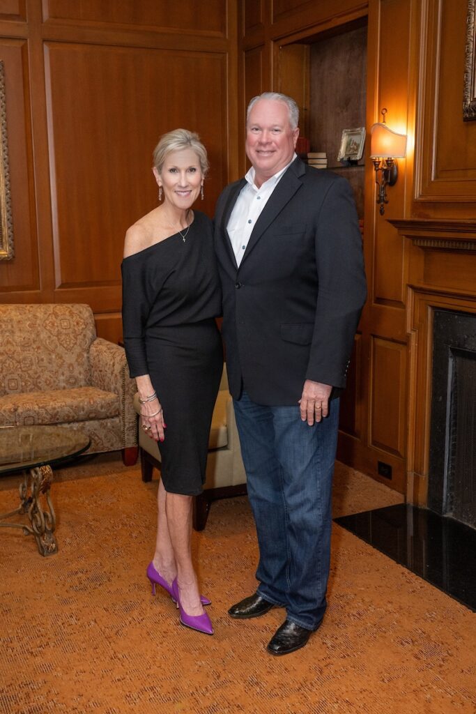 Seliece & Lee Womble at the 'Tribute to Louisiana Legends' dinner held at The Manor House at The Houstonian  (Photo by Jacob Power)
