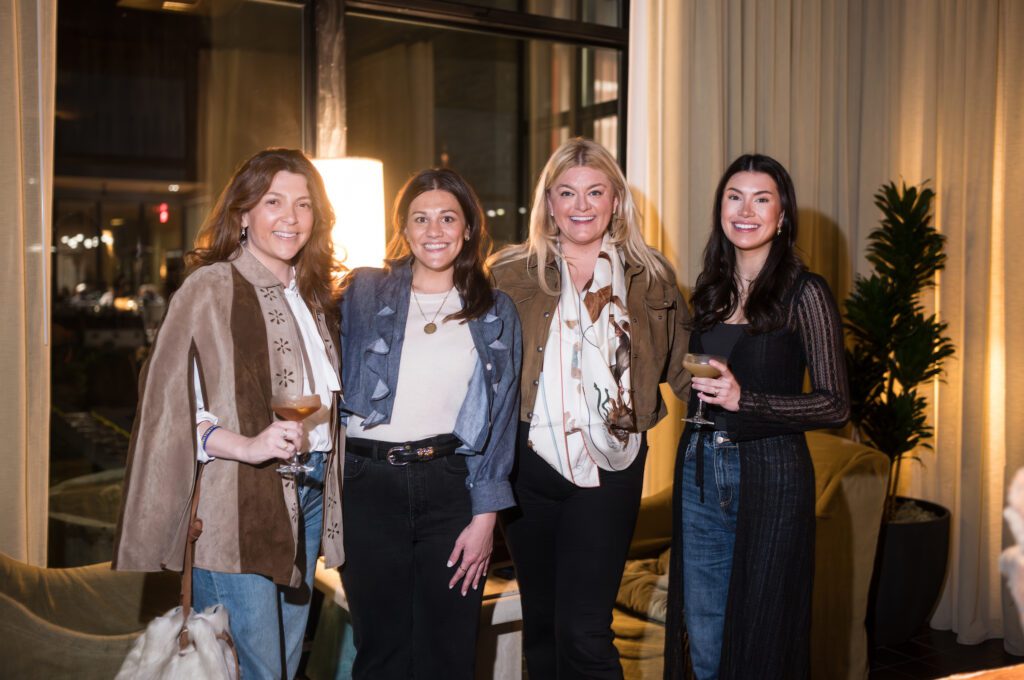 Courtney Mashburn, Mills Witmer, Lauren Gray, Mary Uptegraph at Hotel Saint Augustine (Photo by Daniel Ortiz)