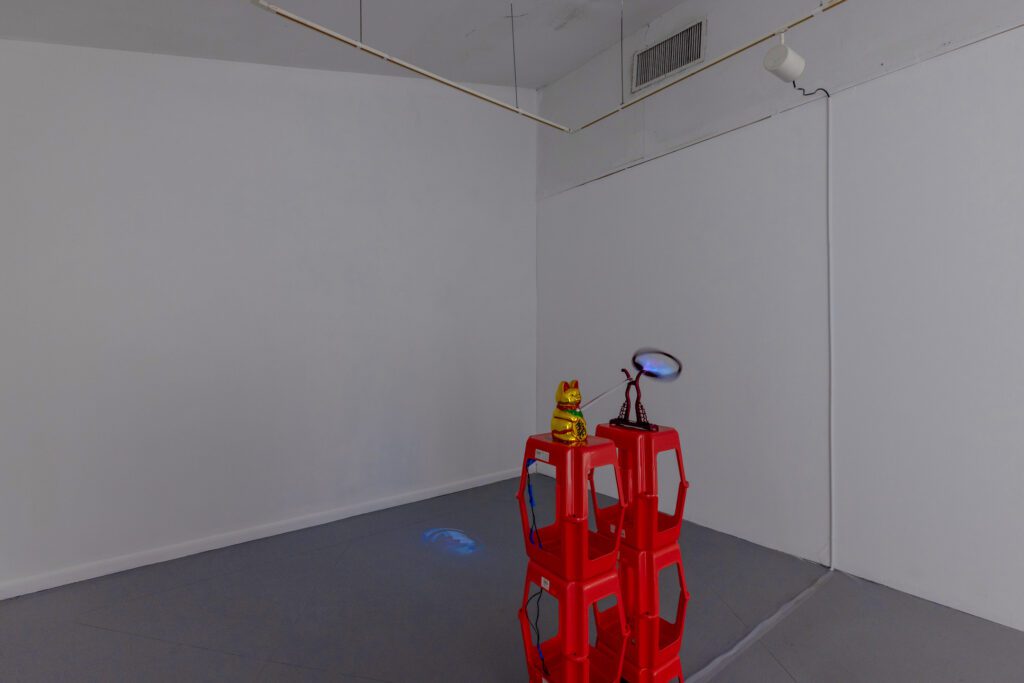 At Art League Houston, Jamie Ho’s exhibition “magic mirrors” explores the Chinese diaspora. (Photo by Alex Barber)