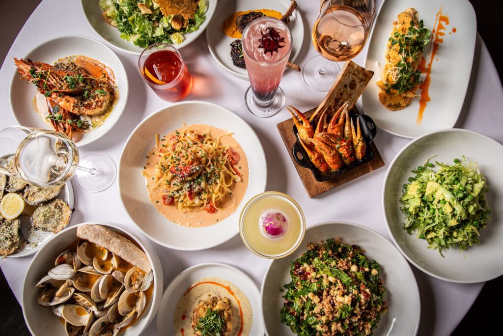 An array of dishes you'll find on the menu of the new restaurant, Atlantic Ocean on Washington Avenue. Photo by Madelynne Grace.