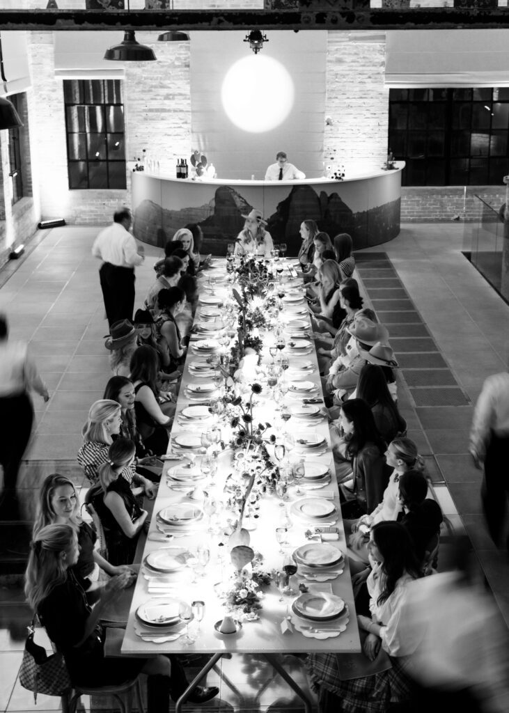 The dinner took place at The Pump House, an art space located on the property of philanthropist Deedie Rose, Lela’s mother, that originally served as a pump station supplying water to the Town of Highland Park. (Photo by Kaitlin Saragusa Photography)
