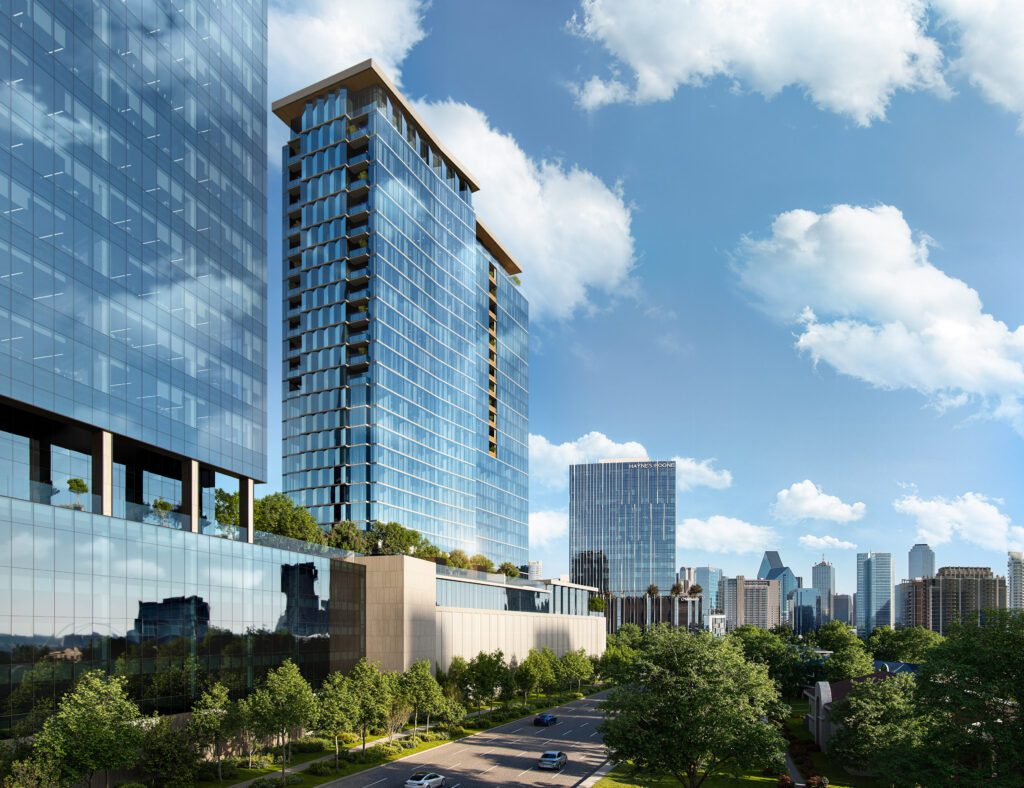 The 2.5-acre site that the hotel and development will sit on has direct access to the Katy Trail. (Photo by Binyan Studios)