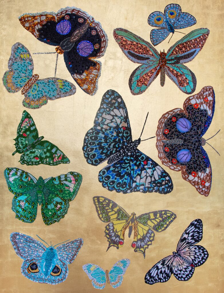 Ashley Longshore's art and Buddha Mama's jewelry are natural complements.