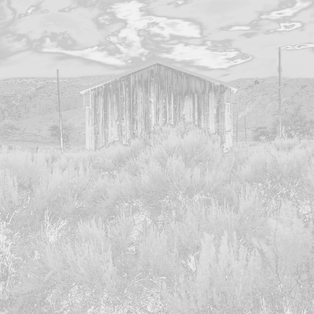 Barrack, Tule Lake, California (from the series Indelible Structures, 2025)