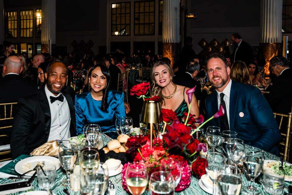 CEO Foundation gala chairs Bamrom & Denise Jonathan, Melissa & Chris Harrington (Photo by Versa Creative)