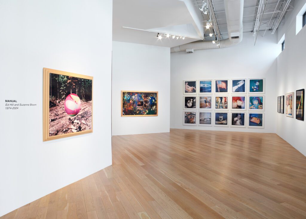 An installation view of "MANUAL: The Collaboration of Ed Hill & Suzanne Bloom, 1974-2024" is on view through April 25, 2026 at Moody Gallery in Houston. (Courtesy Moody Gallery)