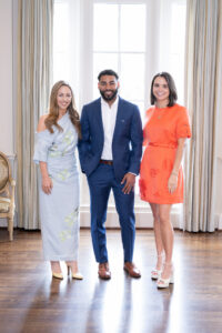 Co-Chair Lexi Sakowitz Marek, Keynote Speaker Spencer Russell, Co-Chair Natasha Stolte (Photo by Wilson Parish)