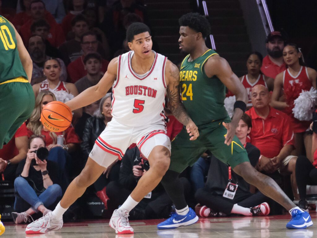 University of Houston power forward Chris Cenac Jr. is growing his game. (Photo by F. Carter Smith)