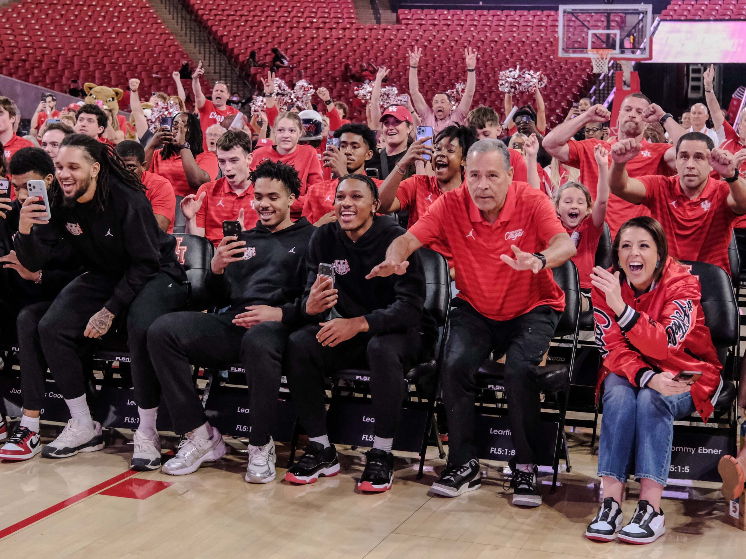 University of Houston Cougars hosted an event on Selection Sunday before the NCAA tournament, at the Fertitta Center, March 15, 2026