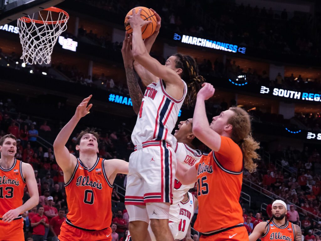 University of Houston freshman point guard Kingston Flemings drew a lot of Illinois attention. (Photo by F. Carter Smith)