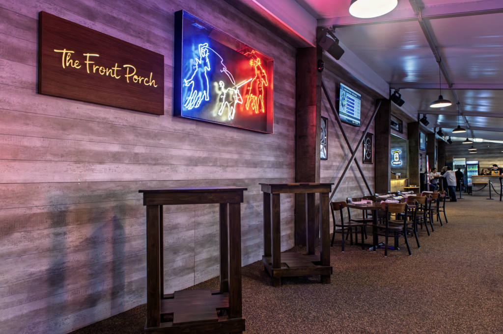 The Front Porch at the 1932 Cattleman's Club is one of several areas for wining and dining  (Photo  courtesy of Fertitta Entertainment) (Photo by Photo courtesy of Fertitta Entertainment)