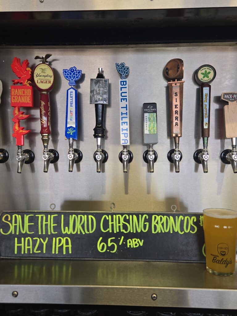 Deacon Baldy’s taps