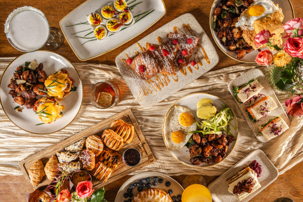 On Easter Sunday, from 8 am to 2 pm, Hotel Drover’s 97 West Kitchen & Bar will serve a three-course meal with decadent options. (Courtesy) 