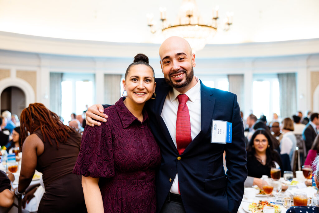 EMERGE CEO AShley Cash, EMERGE founder Rick Cruz at the ninth Annual Build the Village Luncheon (Photo by Hung L. Truong)