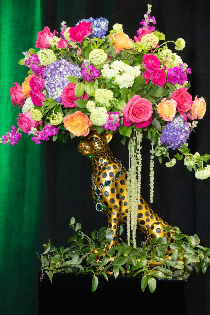 Lush florals adorned the space. (Photo by Derek Gower)