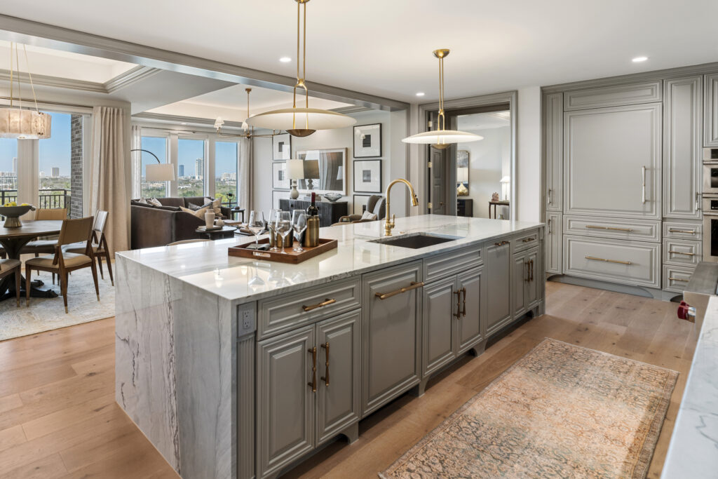 Open floor plans make room for spacious entertaining at The Langley. (Photo by Josh Gremillion with Gremillion Media) 