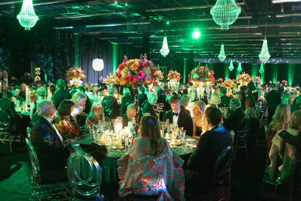 Margot McKinney-inspired emerald green was the event's signature color. (Photo by Derek Gower)