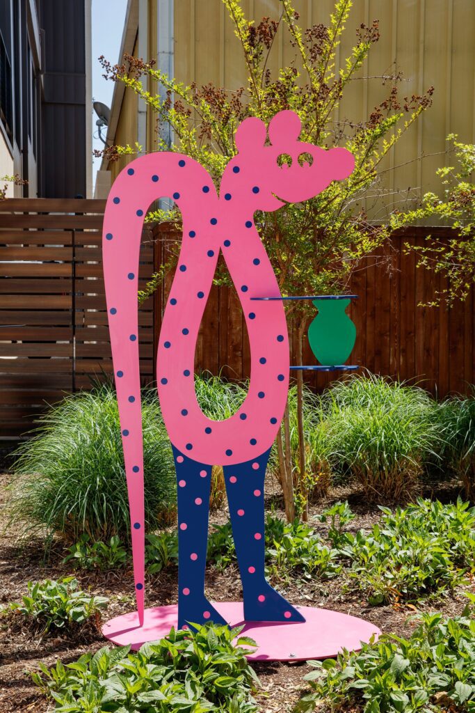 "Guest 2" by Hadi Fallahpisheh on Dallas' Katy Trail. (Photo by Kevin Tadora)