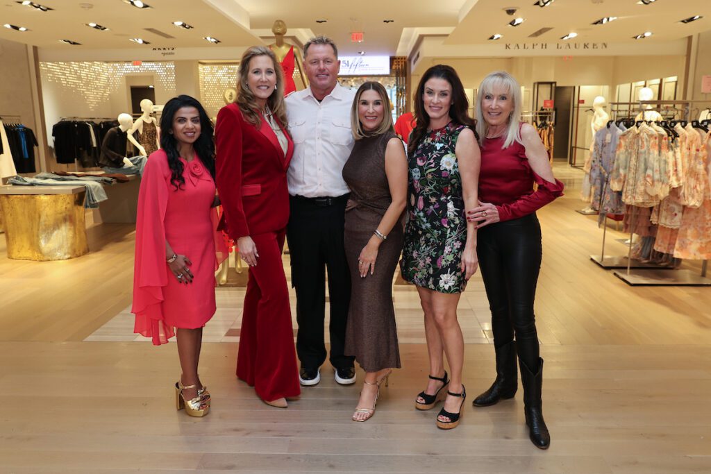 Houston Sweethearts honorees Farida Abjani, Michelle Wasaff, Roger Clemens, Brittany Franklin, Jordan Seff & Caroline Esses (Photo by Priscilla Dickson)