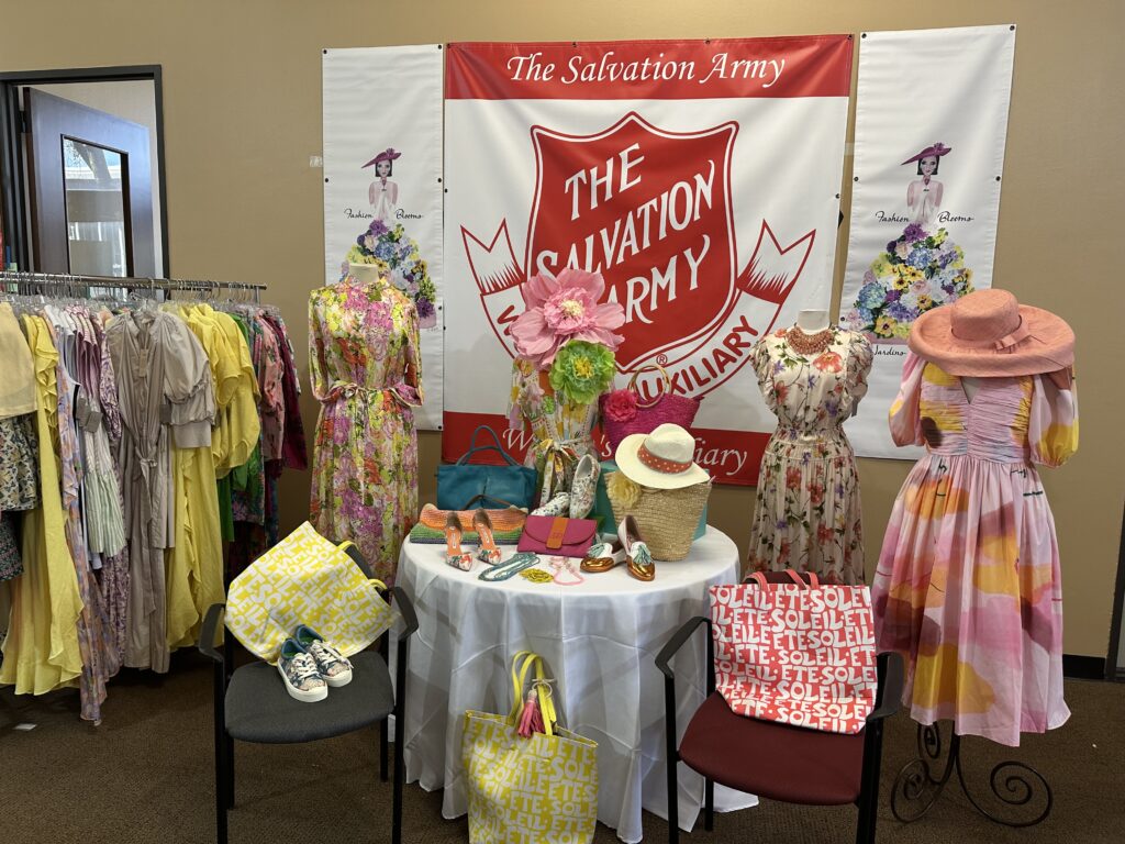 The Salvation Army Auxiliary Chic Boutique is filled with colorful frocks, hats, and handbags all offered at ridiciously low prices (Photo by Shelby Hodge)