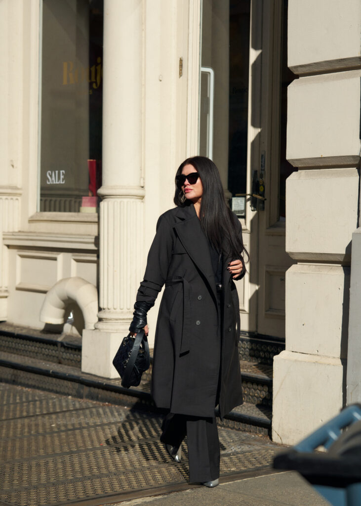 The Trench and The Trouser by Bonnie Smith x Isaiah Shayle are among the pieces Smith describes as having a “long shelf life.”  (Photo by Tatum Mangus)