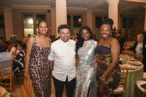 Jailyn Marcel, Chef Dominick Lee, Zoe Cadore, Cha McCoy (Photo by Vicky Pink)