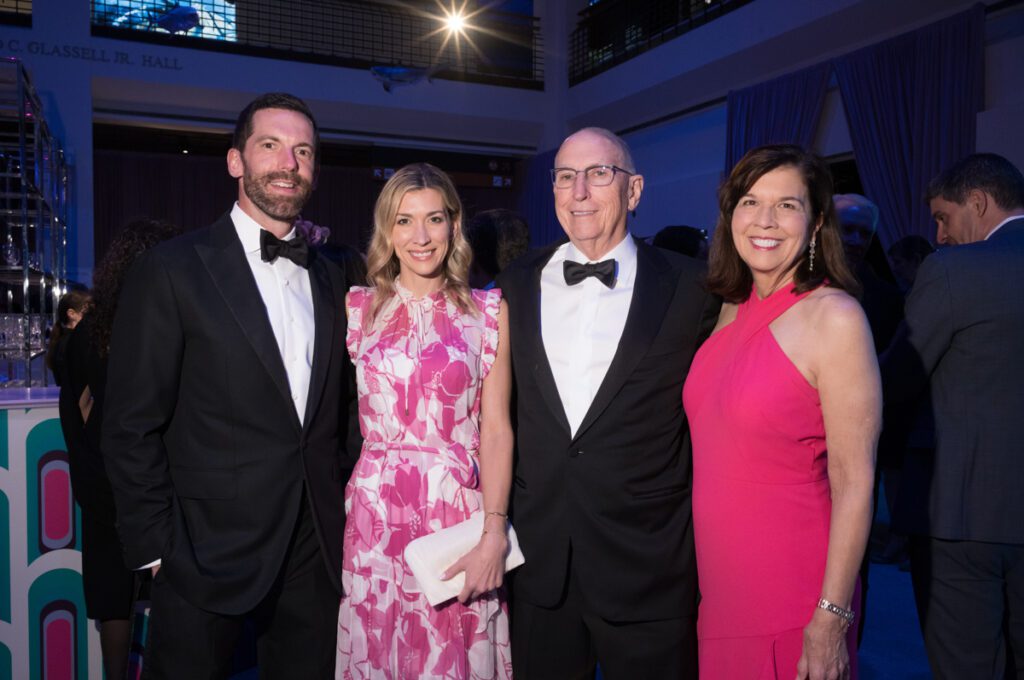 James & Katie Register, Ron & Mary Neal at the Houston Museum of Natural Science 'Futurama!' gala  (Photo by Daniel Ortiz )