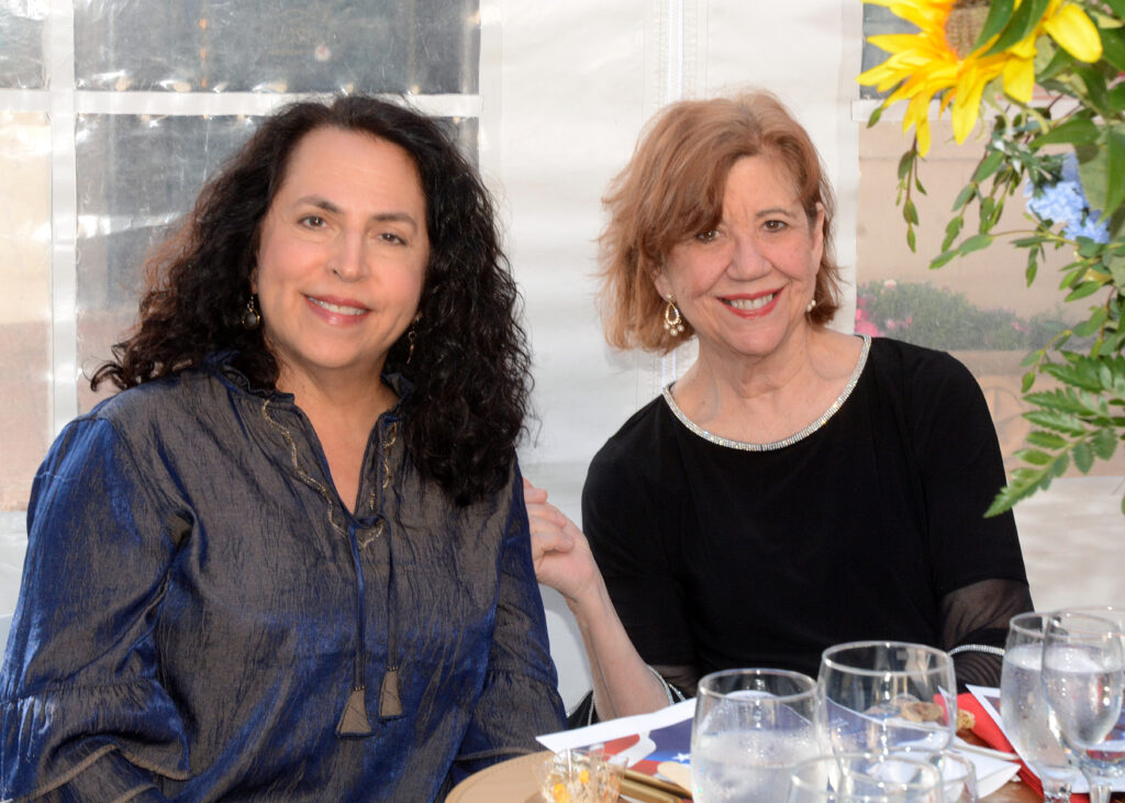 Jenny Carattini-Wright, Executive Director & CEO of The Woodlands Arts Council, with The Woodlands resident Ann McAlpin, former executive director of Child Advocates of Montgomery County. (Photo courtesy of  David Hopper)
