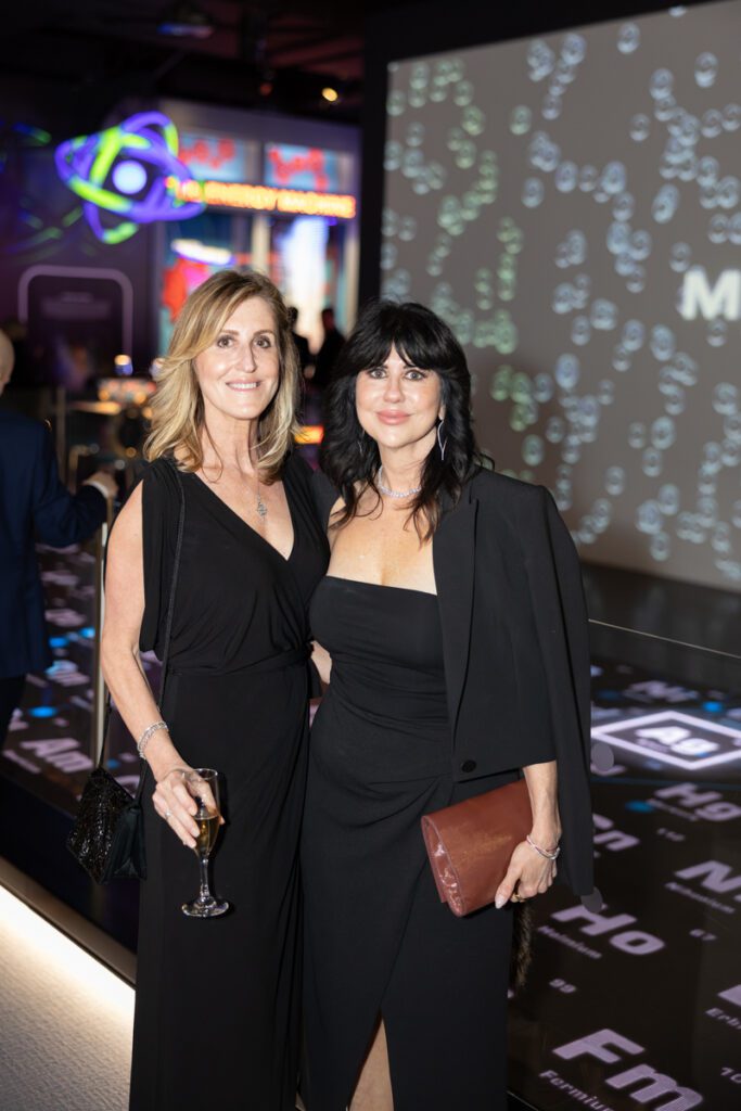 Kamile Prochaska, Ali Leger at the Houston Museum of Natural Science 'Futurama!' gala  (Photo by HMNS photographer Mike Rathke)