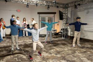 Kids in the Texas Children’s Motion Lab Showcase (Photo by Jenny Antill)