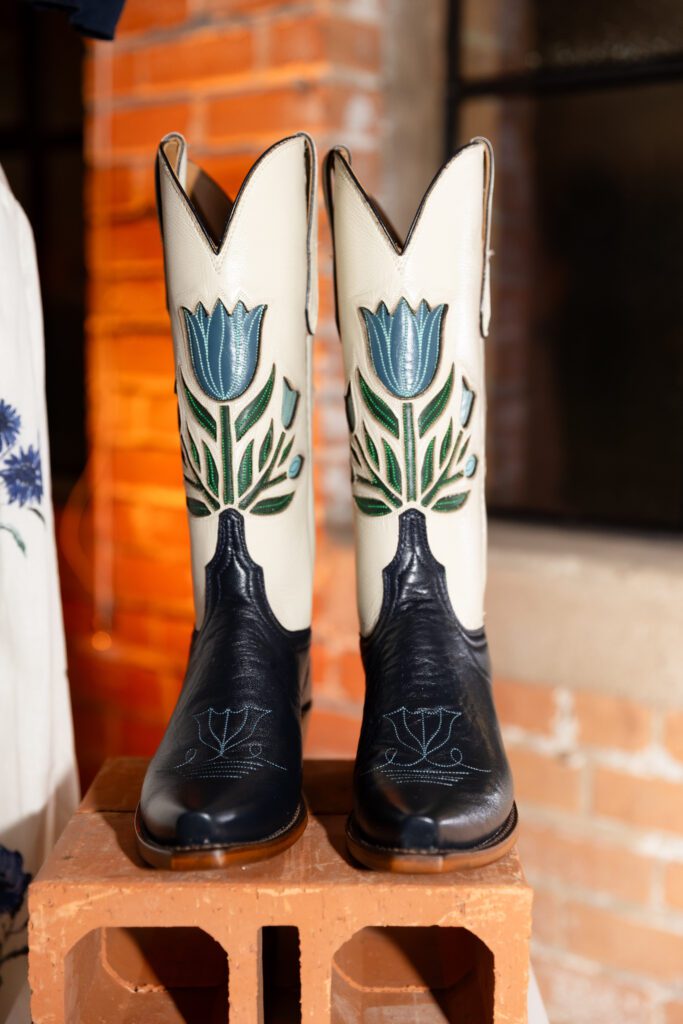 Three limited-edition pairs of boots center the collection. (Photo by Kaitlin Saragusa Photography)