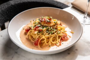 Lobster Pasta at Atlantic Ocean